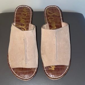 Sam Edelman cork wedge sandals